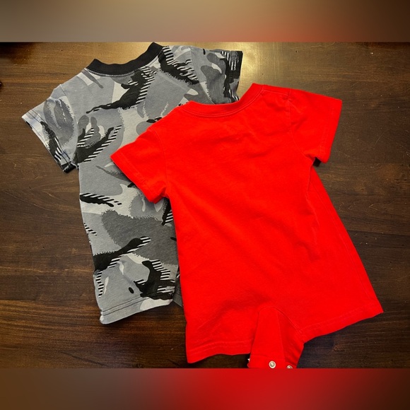 Adidas 6M Baby Snap Bottom Short Sleeve & Shorts One Piece - Picture 2 of 5